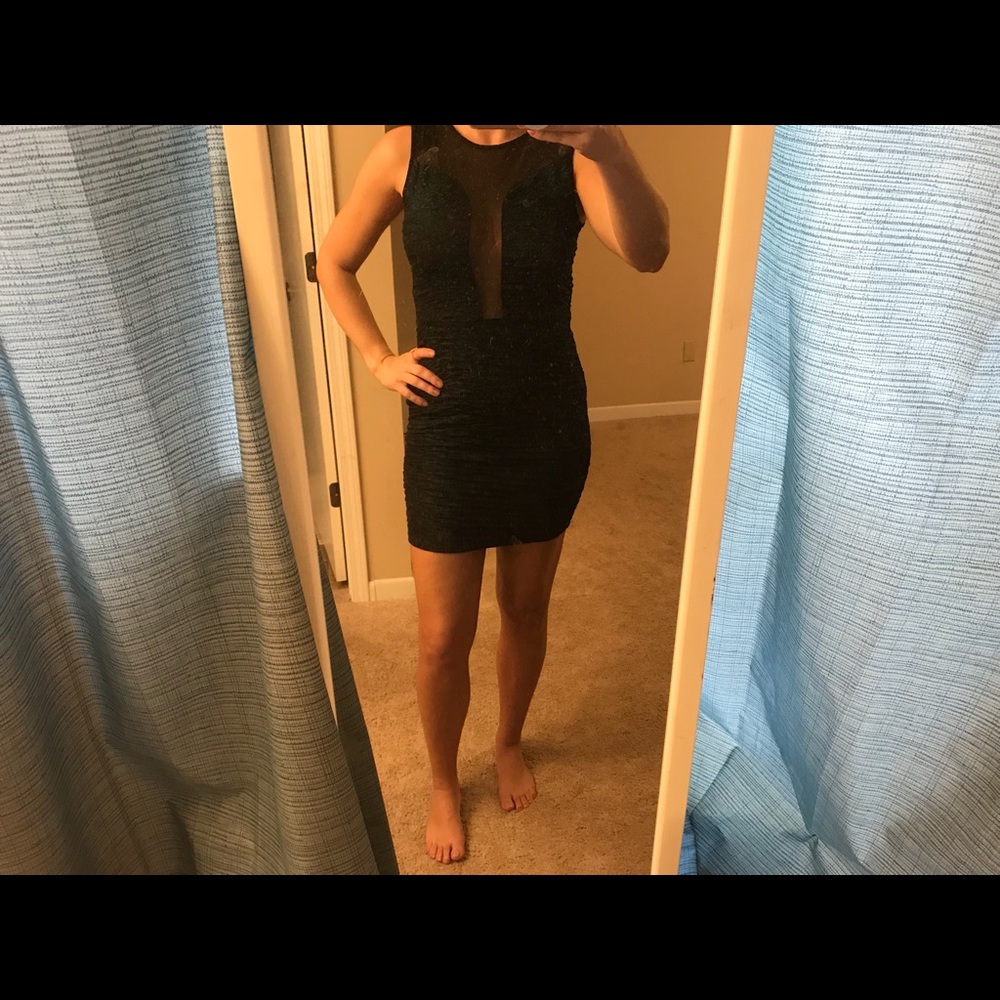 Form fitting dress perfect for date night or club